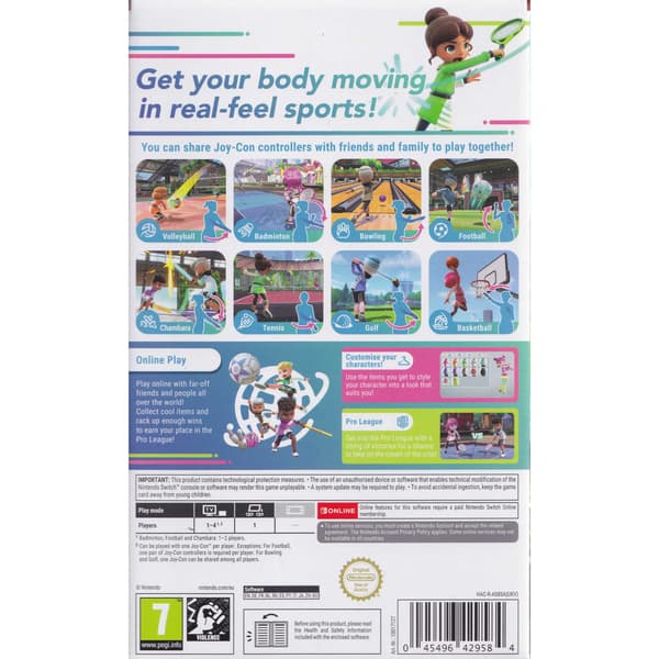 Nintendo Switch Sports + Leg Strap accessory Nintendo Switch