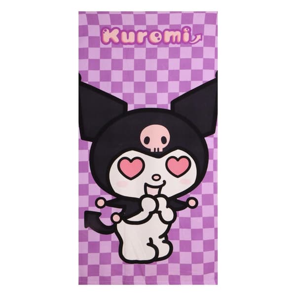 Hello Kitty Kuromi Mikrofiber Badehåndklæde 70x140 cm