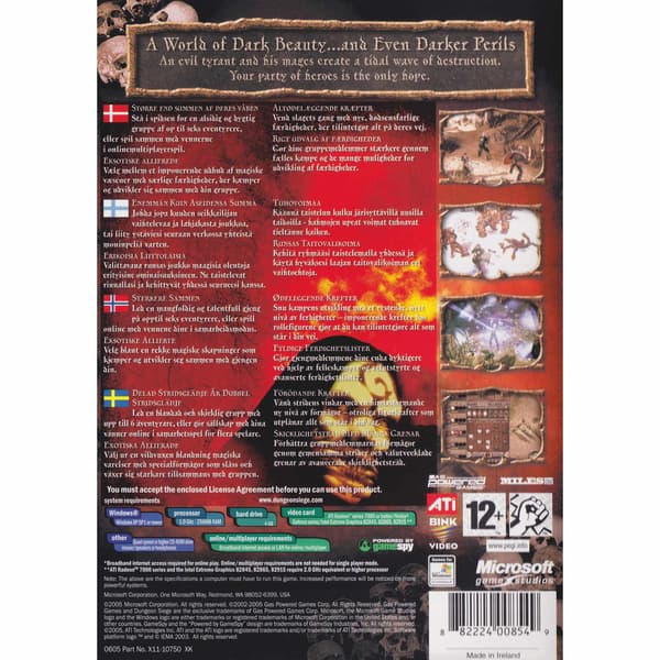Dungeon Siege II PC CD Nordic (Begagnad)