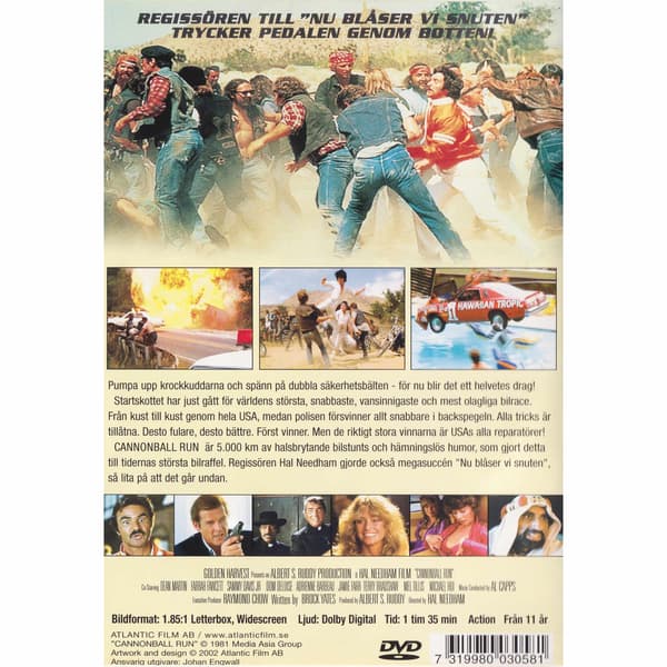 Cannonball Run DVD (Begagnad)