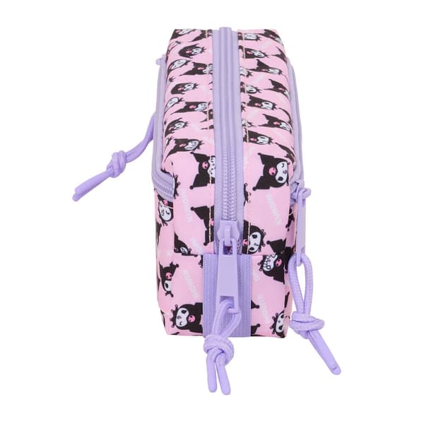 Hello Kitty Kuromi triple pencil case