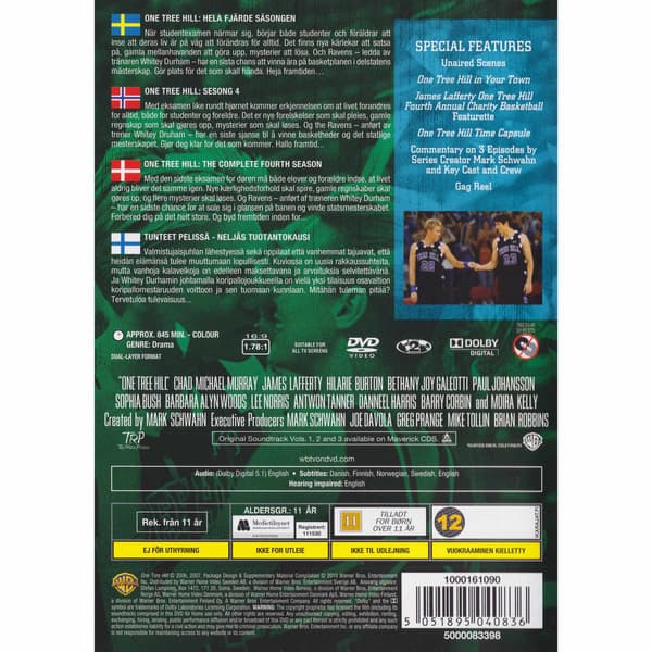 One Tree Hill The Complete Fourth Season DVD (Begagnad)