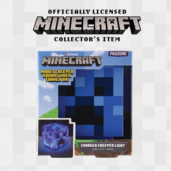 Minecraft  Charged Creeper 3D sound lamp