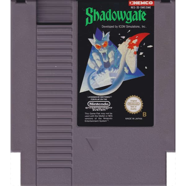 Shadowgate Nintendo NES SCN (Käytetty)