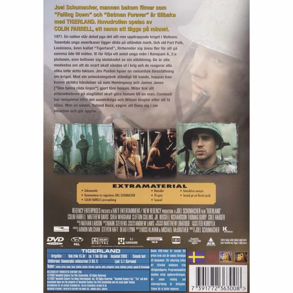 Tigerland DVD (Brugt)