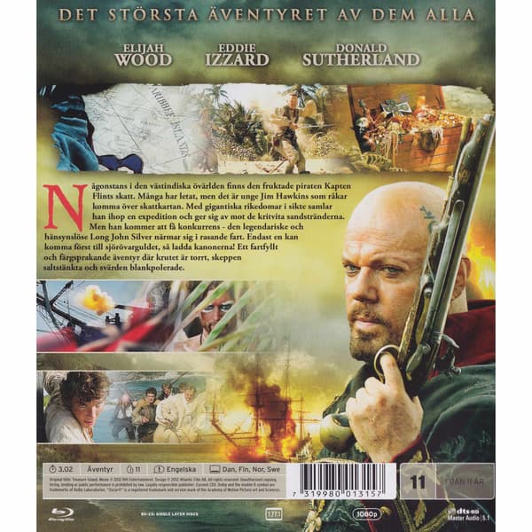 Treasure Island Blu-Ray (Begagnad)