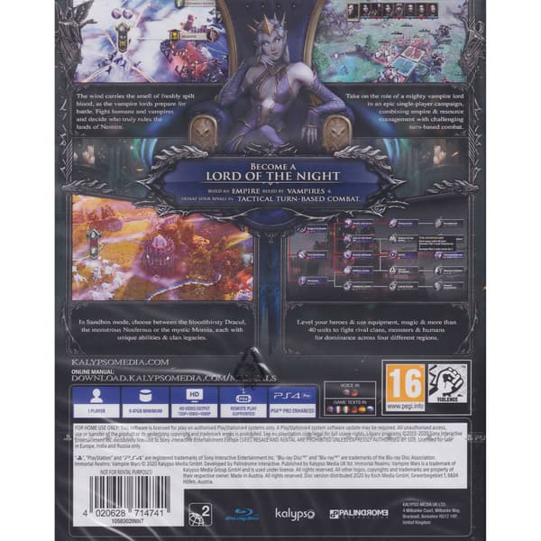 Immortal Realms Vampire Wars Playstation 4
