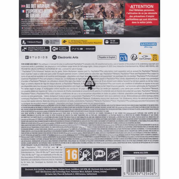 Battlefield 6 Playstation 5 PS5