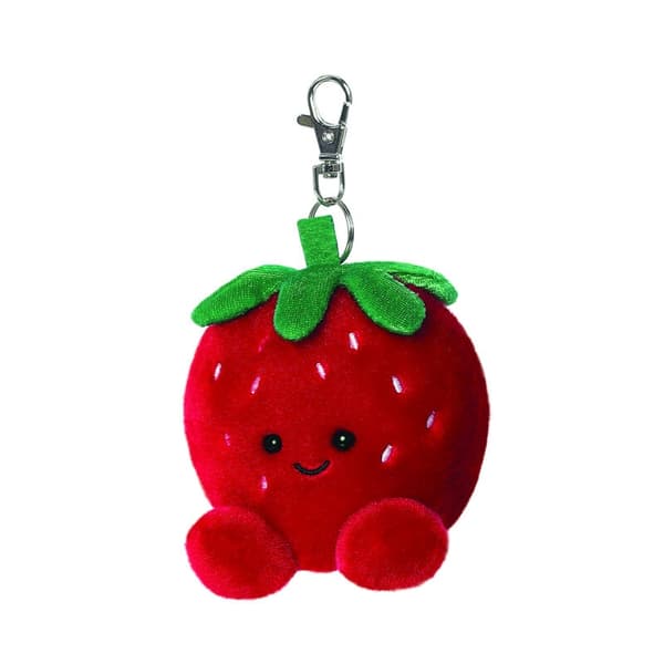 Palm Pals Strawberry plush keychain 10cm