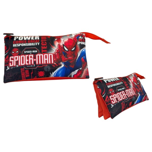 Marvel Spiderman Hero triple pencil case