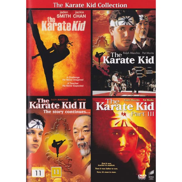 The Karate Kid Collection DVD (Brukt)