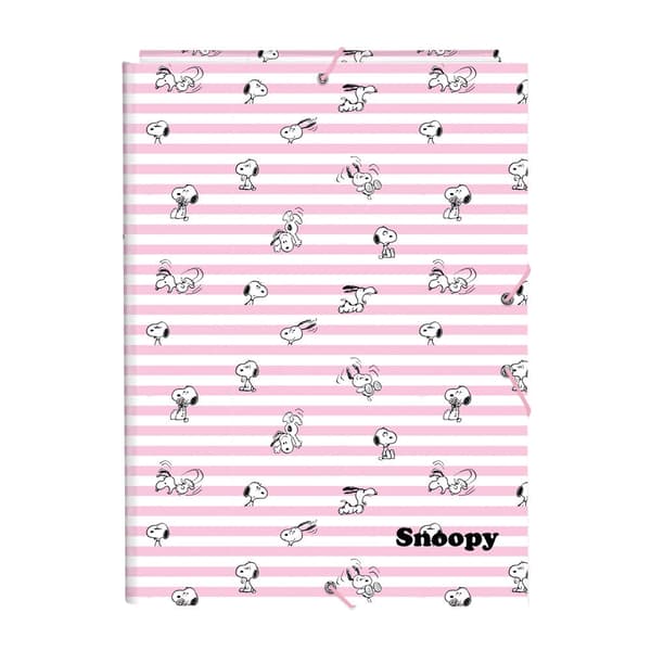 Snoopy A4 cardboard binder with flaps