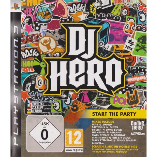 DJ Hero Turntable Playstation 3 PS3 (Brukt)