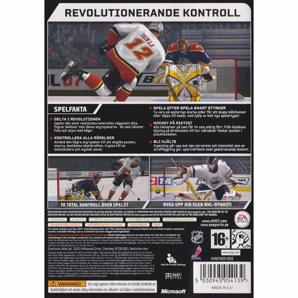 NHL 07 Xbox 360 Swedish (Brukt)