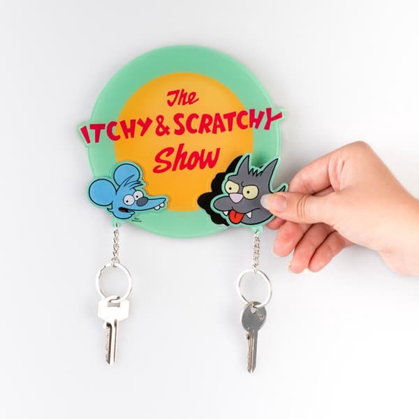 The Simpsons key hanger with keyring