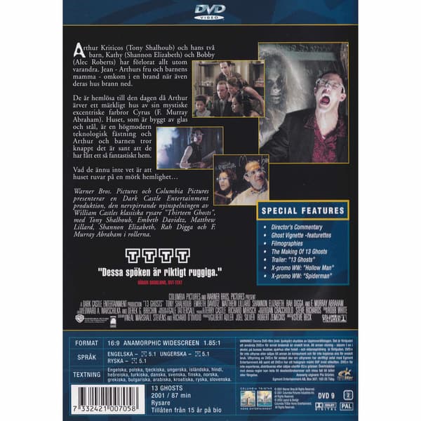 Thir13en Ghosts DVD (Begagnad)