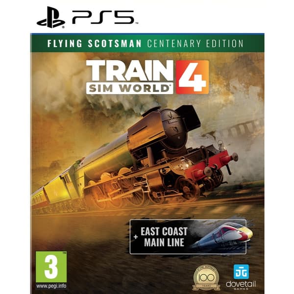 Train Sim World 4 includes Flying Scotsman Centenary Edition Playstation 5 PS5