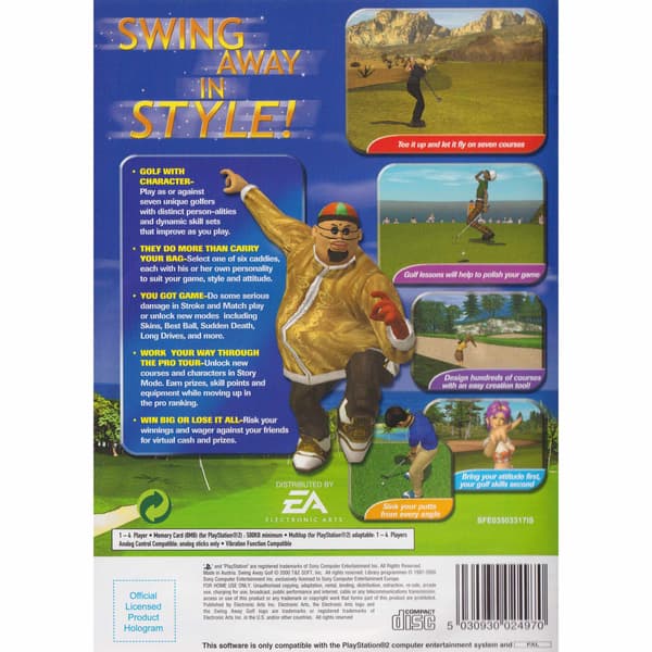 Swing Away Golf Playstation 2 PS2 (Brukt)