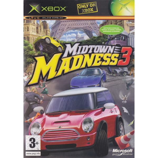 Midtown Madness 3 Xbox Nordic (Begagnad)