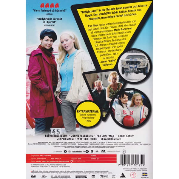 Rallybrudar DVD (Brugt)