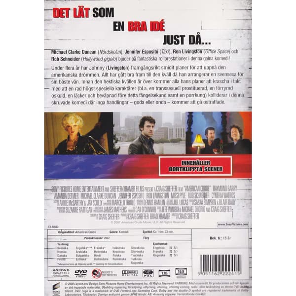 American Crude DVD (Begagnad)