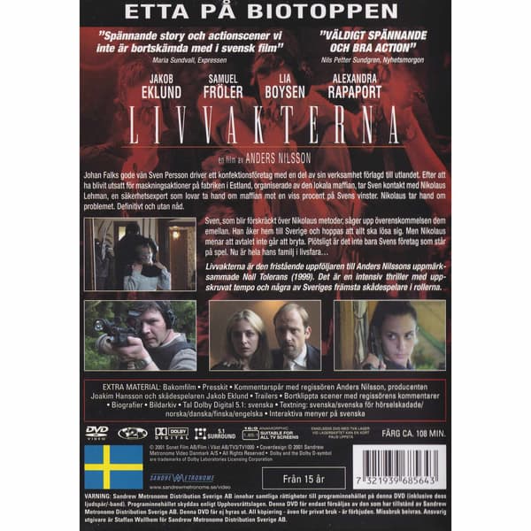 Livvakterna DVD (Brugt)