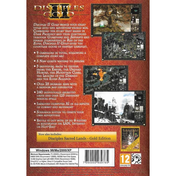 Disciples II Gold PC DVD (Käytetty)