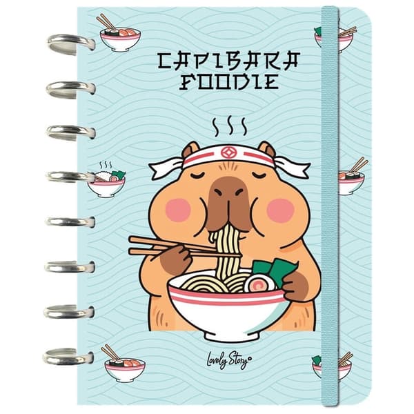 Capybara Foodie A5 notebook