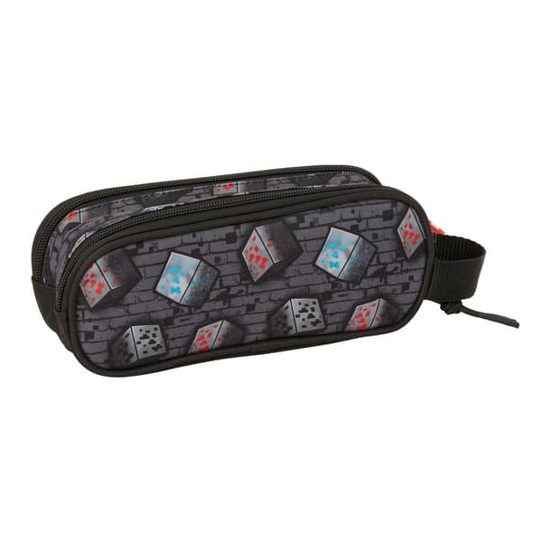 Minecraft Graffiti double pencil case