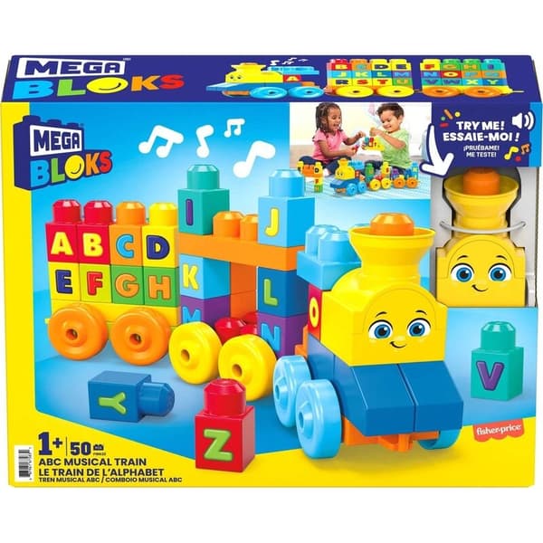 Mega Bloks ABC Musical Train 50pcs