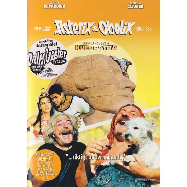 Asterix & Obelix Uppdrag Kleopatra DVD (Brukt)