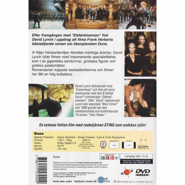 Dune DVD (Begagnad)