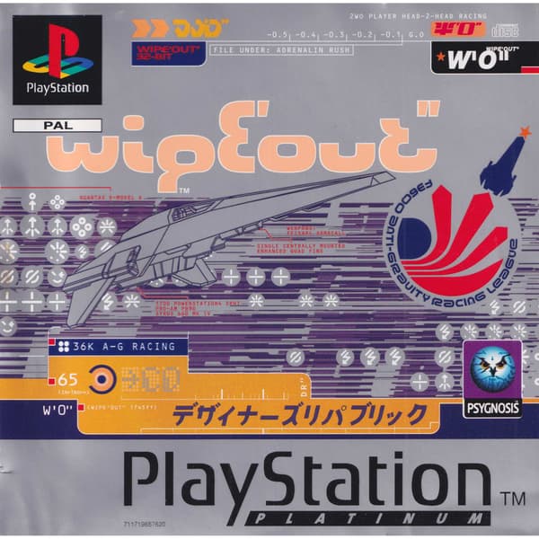 WipeOut Playstation 1 PS1 (Käytetty)