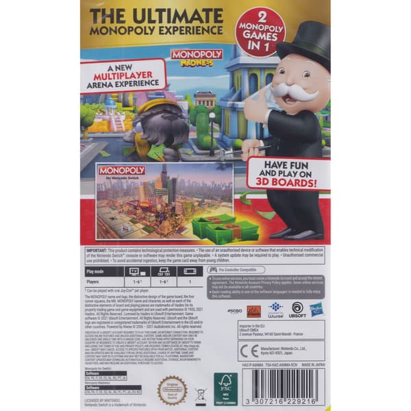 Monopoly + Monopoly Madness Nintendo Switch