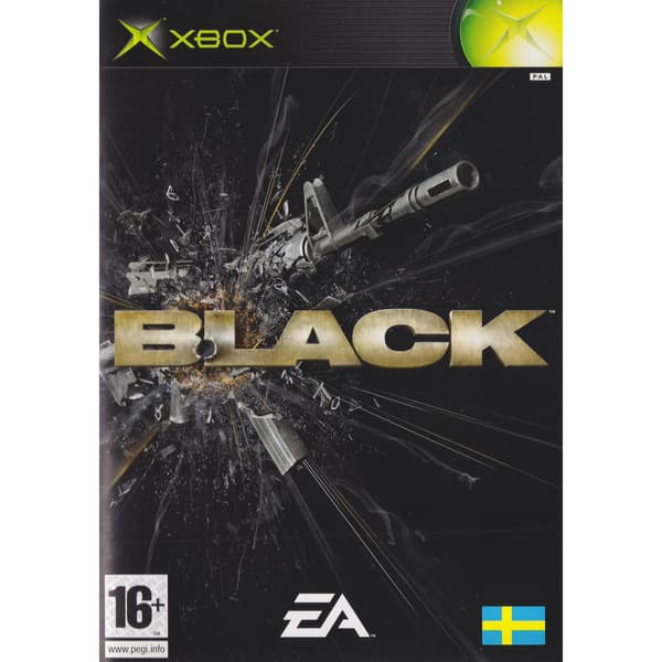 Black Xbox Swedish (Käytetty)