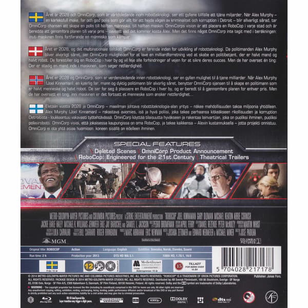 RoboCop Blu-Ray (Brukt)