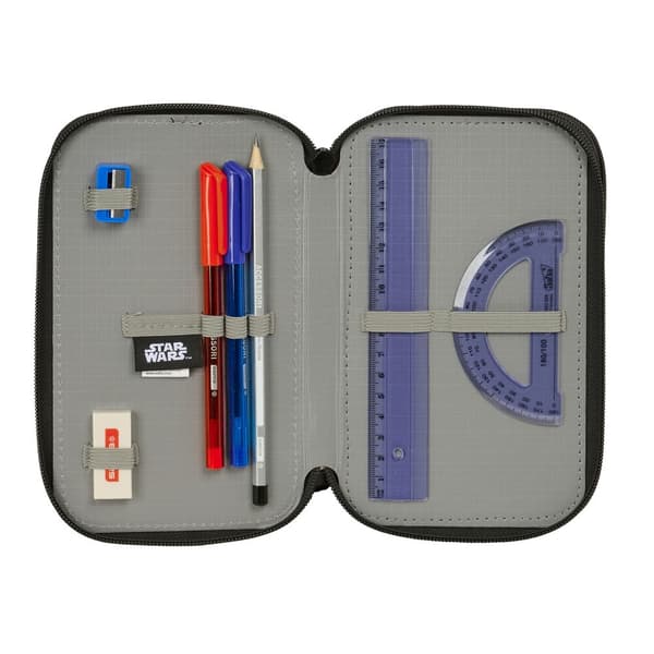 Star Wars Mandalorian & Grogu triple pencil case 37pcs
