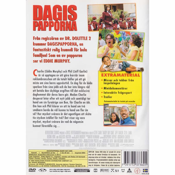 Dagispapporna DVD (Käytetty)