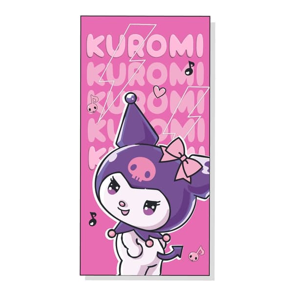 Hello Kitty Kuromi Mikrofiber Badehåndkle 70x140 cm