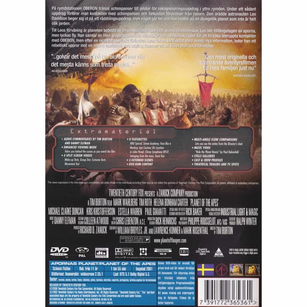 Apornas Planet Collectors Edition DVD (Begagnad)