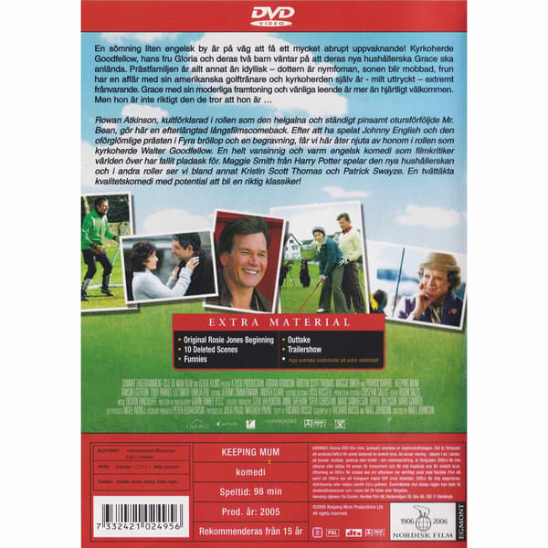 Keeping Mum DVD (Brugt)