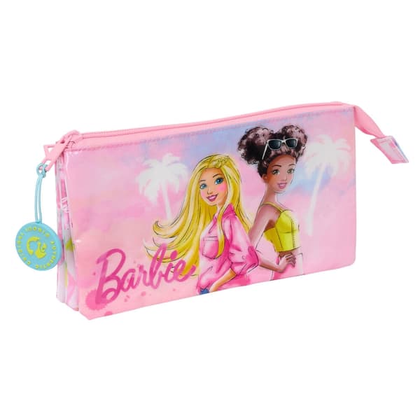 Barbie Painterly triple pencil case