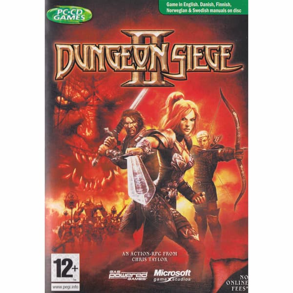 Dungeon Siege II PC CD Nordic (Brukt)