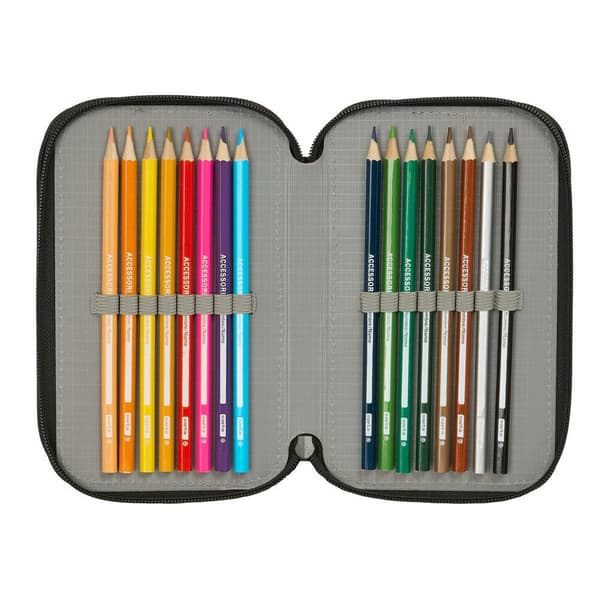 Star Wars Mandalorian & Grogu triple pencil case 37pcs