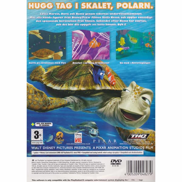 Hitta Nemo Playstation 2 PS2 Swedish (Begagnad)