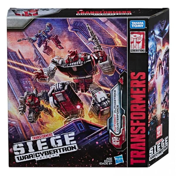 Transformers War For Cybertron Alphastrike Counterforce figure 13cm