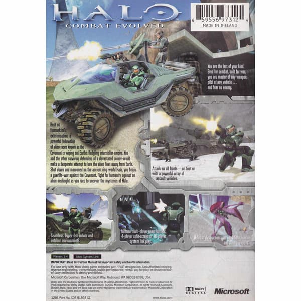 Halo Combat Evolved Xbox (Käytetty)