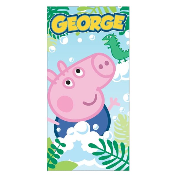 Peppa Pig George microfibre beach towel