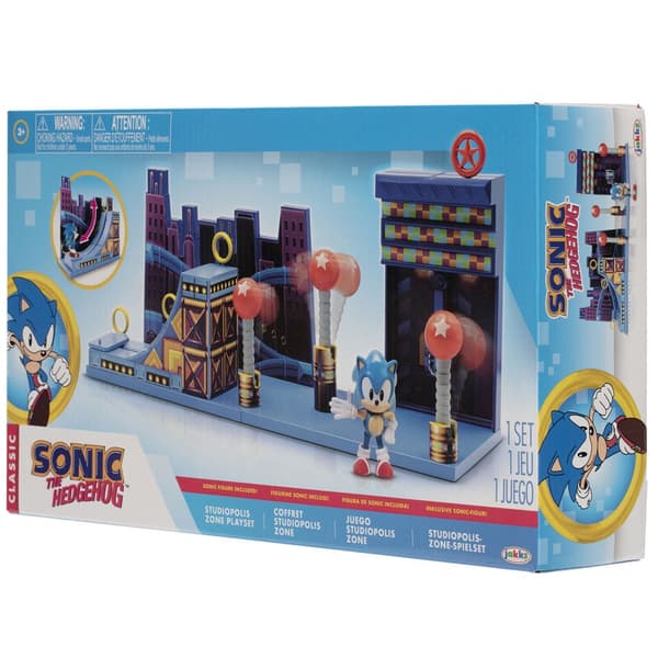 Sonic The Hedgehog Studiopolis Zone playset 6cm
