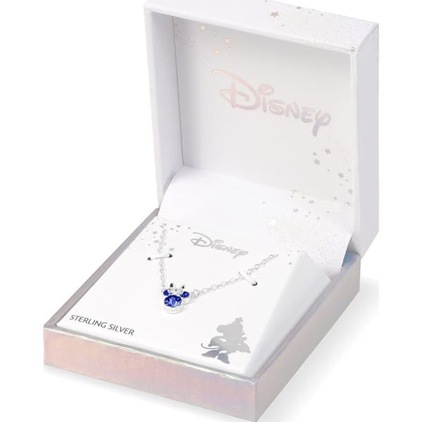 Disney Minnie September sterling silver necklace